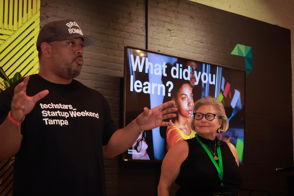 Team huddle during a product sprint.